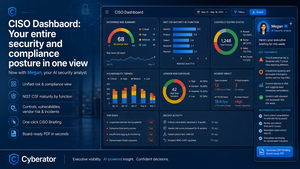 CISO dashboard for security insights Screenshot