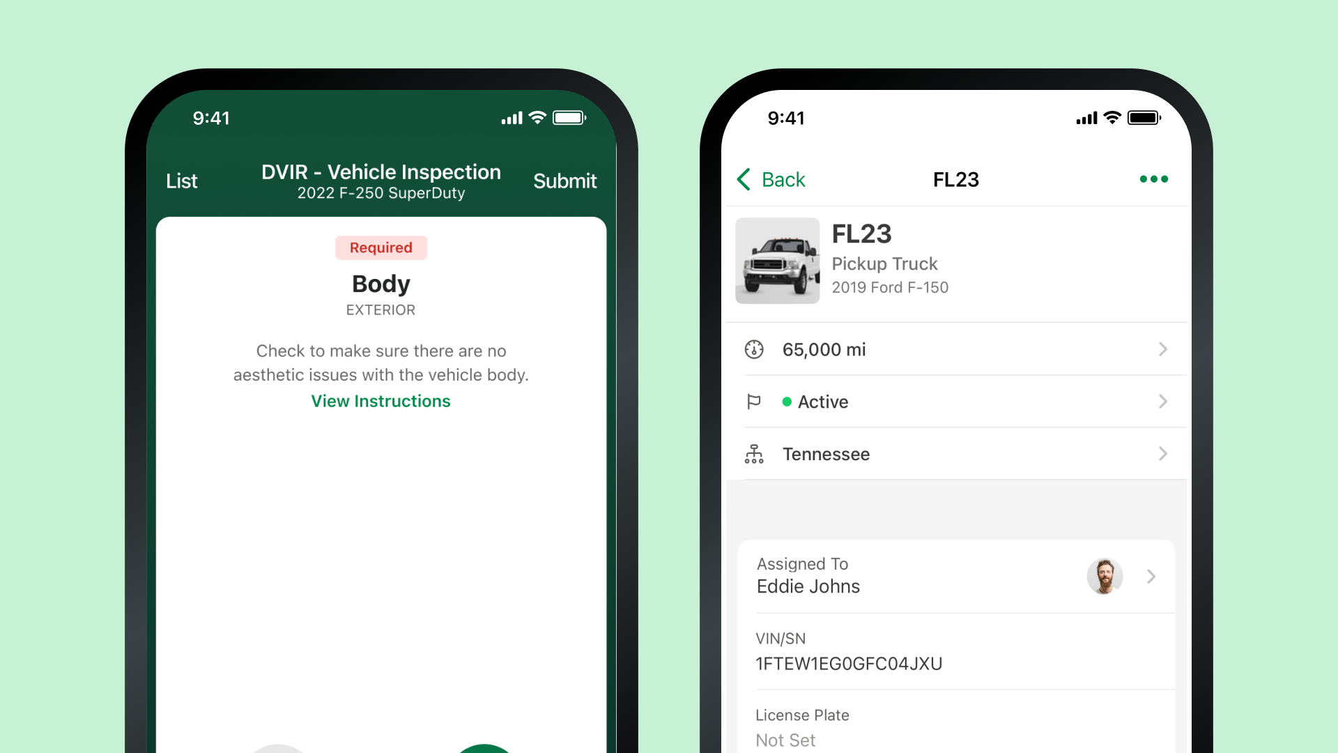 mobile-vehicle-screens Screenshot
