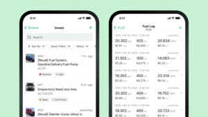 mobile-issues-and-fuel-log-screens Screenshot