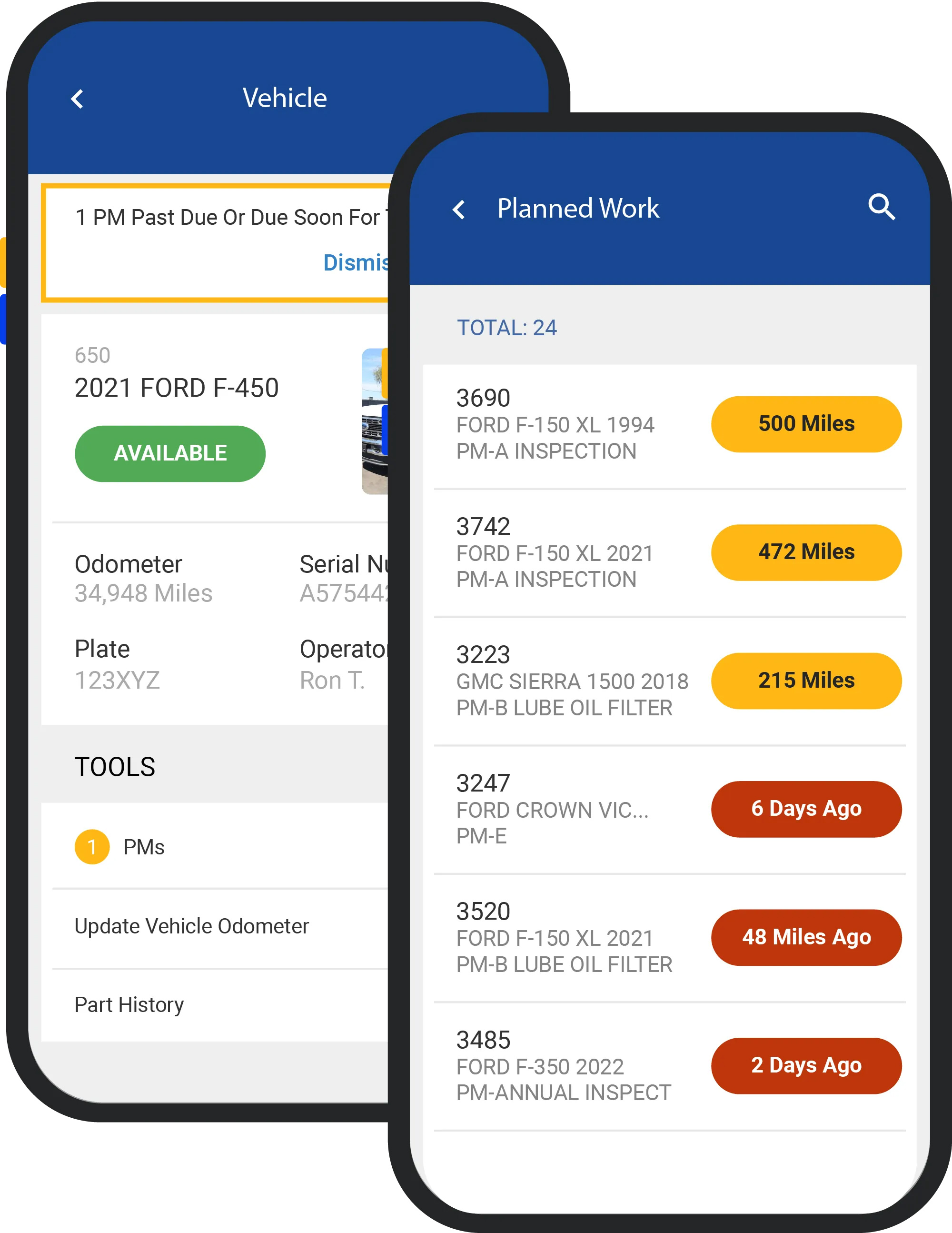 RTA-Fleet-Mobile-App Screenshot