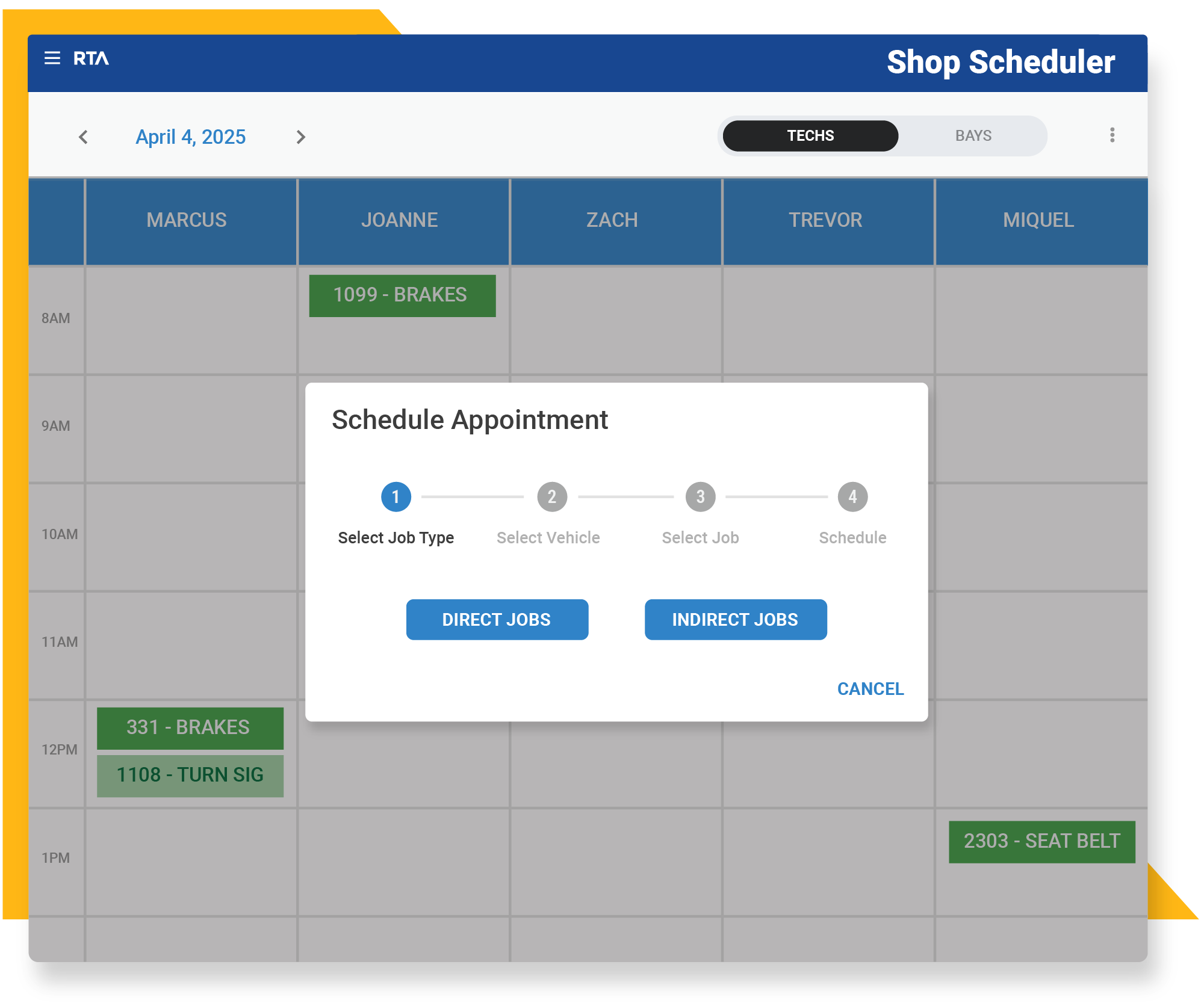 RTA-Shop-Scheduler-Snippet Screenshot
