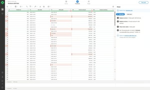 CloverDX platform - error handling - transform in an Excel-like environment without needing help from the IT Screenshot