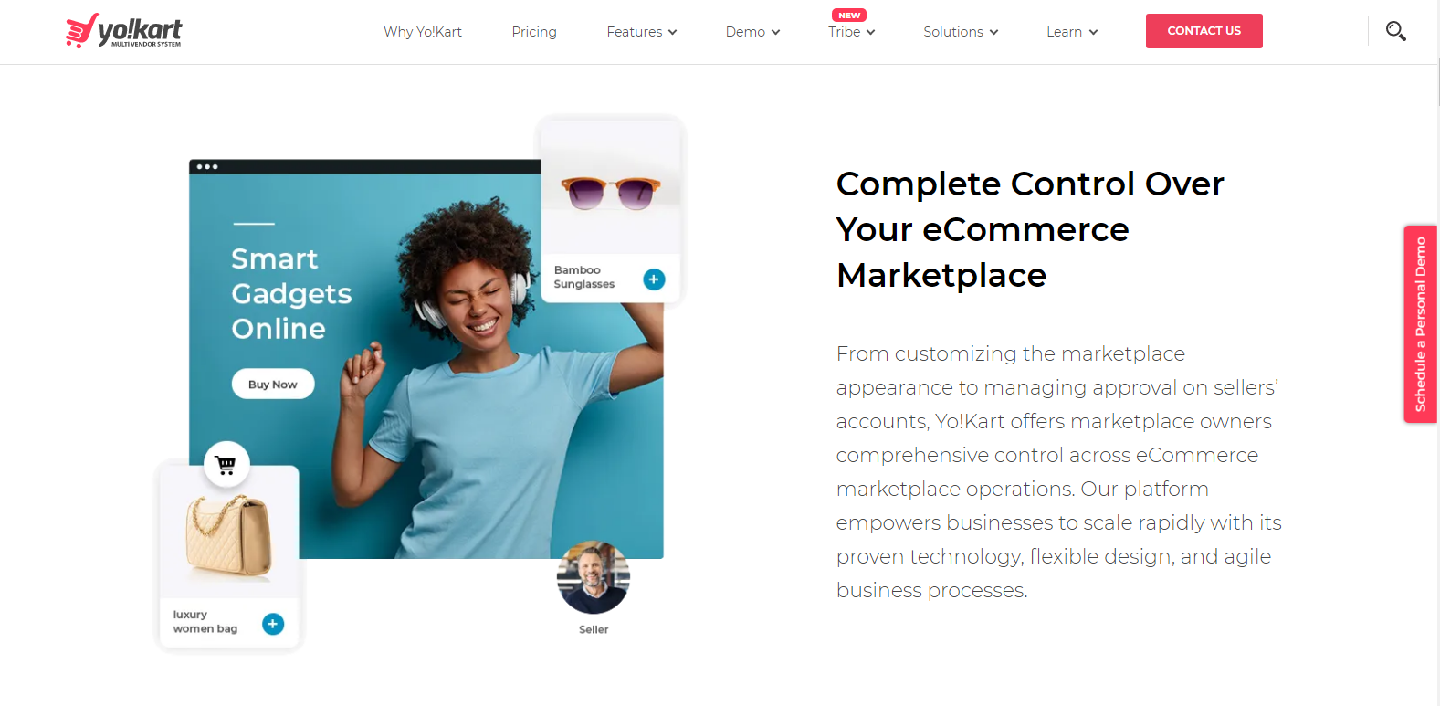 Customizable Multivendor Marketplace Software Screenshot
