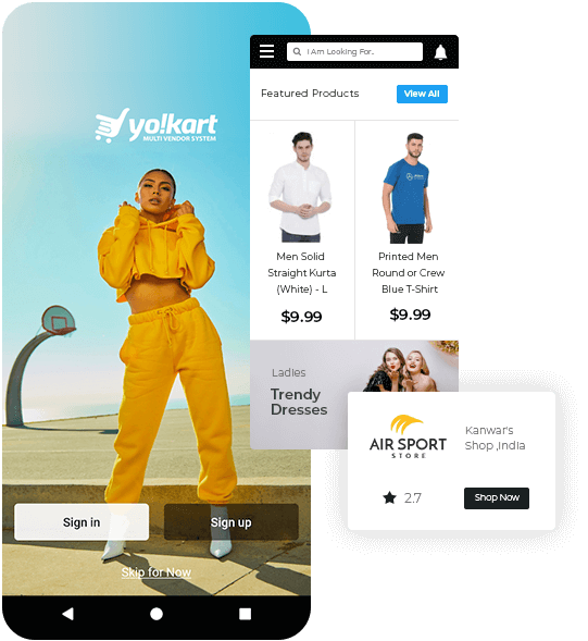 Yo!Kart Mobile App Screenshot