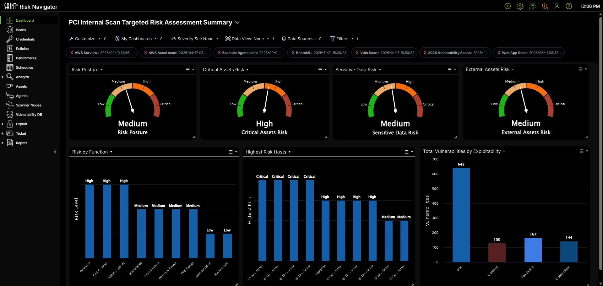 SAINT RiskNavigator3 Screenshot