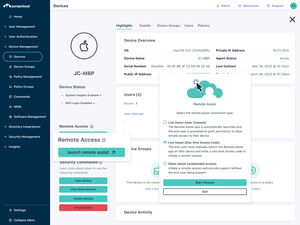 Remote Access Screenshot