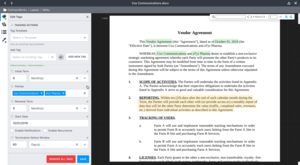 Smart Document Tagging Screenshot