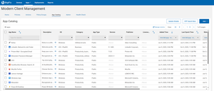 Modern Client Management - AppCatalog Screenshot