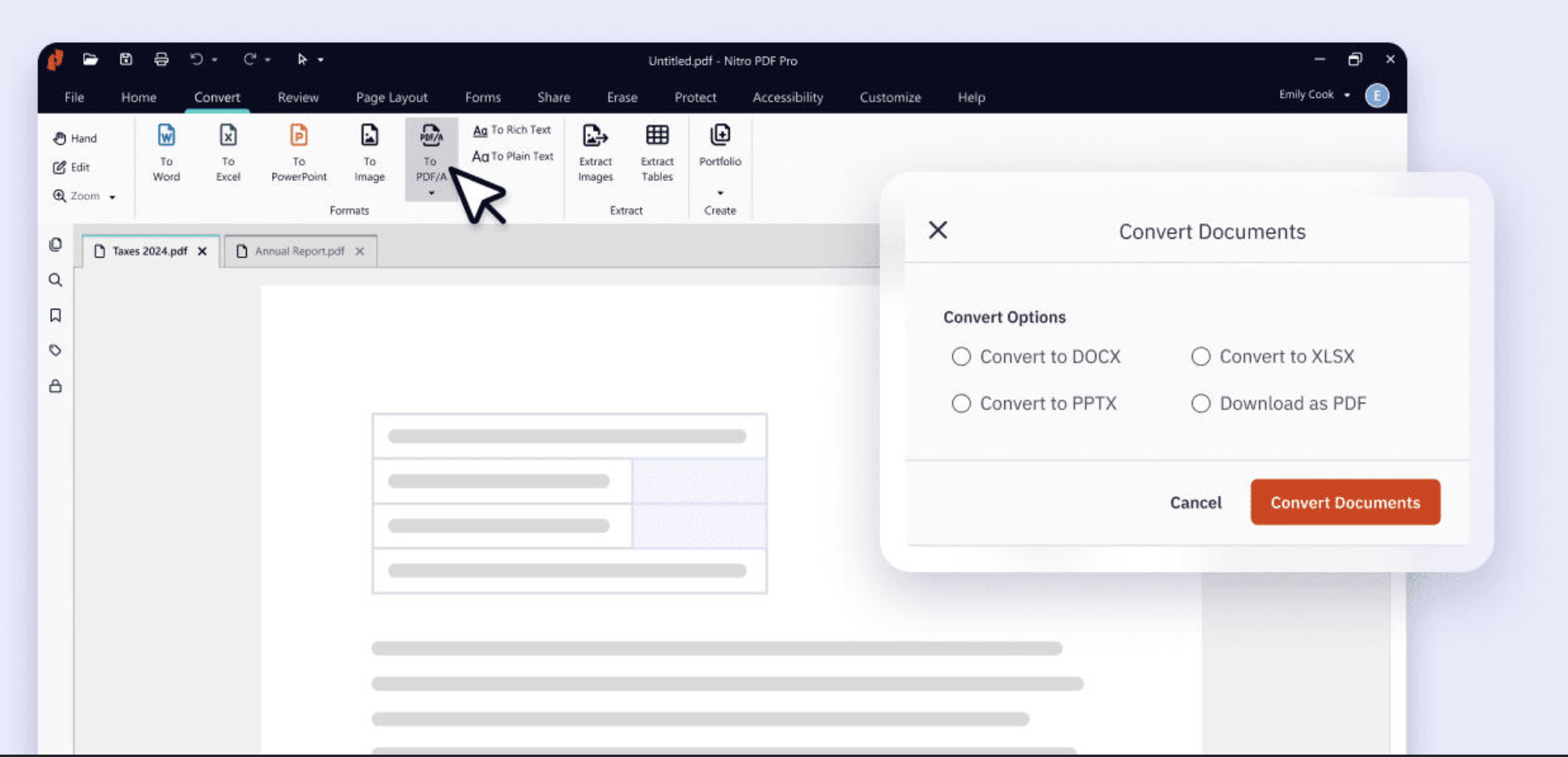 CONVERT PDF Screenshot