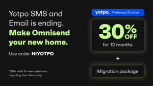 Make Omnisend your new home.  Screenshot