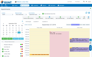 RXNT | PM Scheduling - Appointments Screenshot