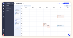 Booking calendar Screenshot