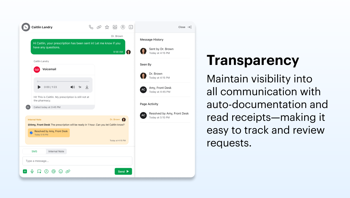 Transparency Screenshot
