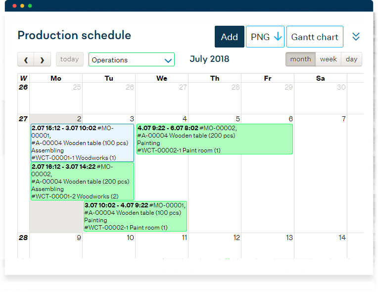 Production-schedule-1 Screenshot
