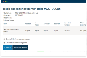Book-goods-fod-customer-order Screenshot