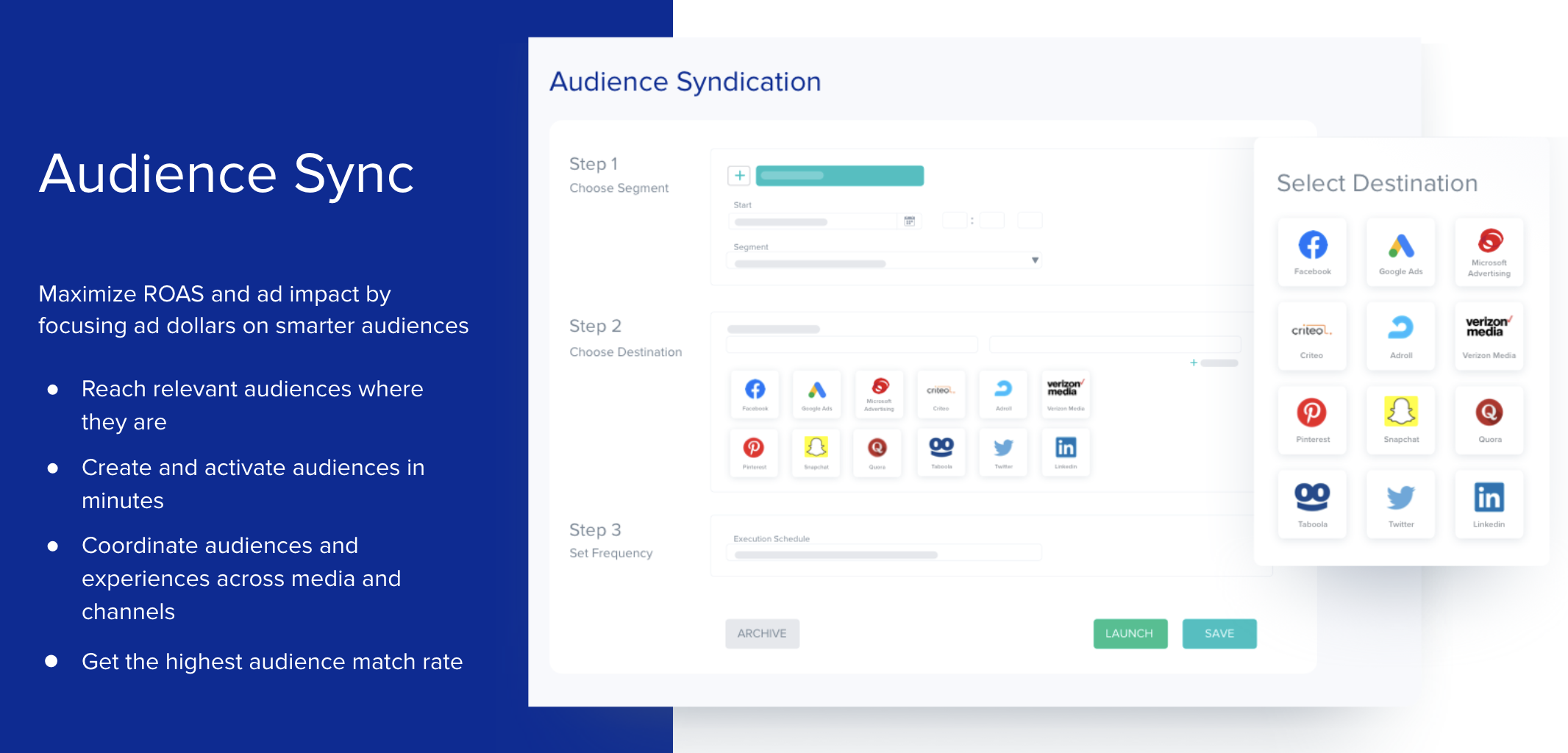 Blueshift Audience Syndication Screenshot
