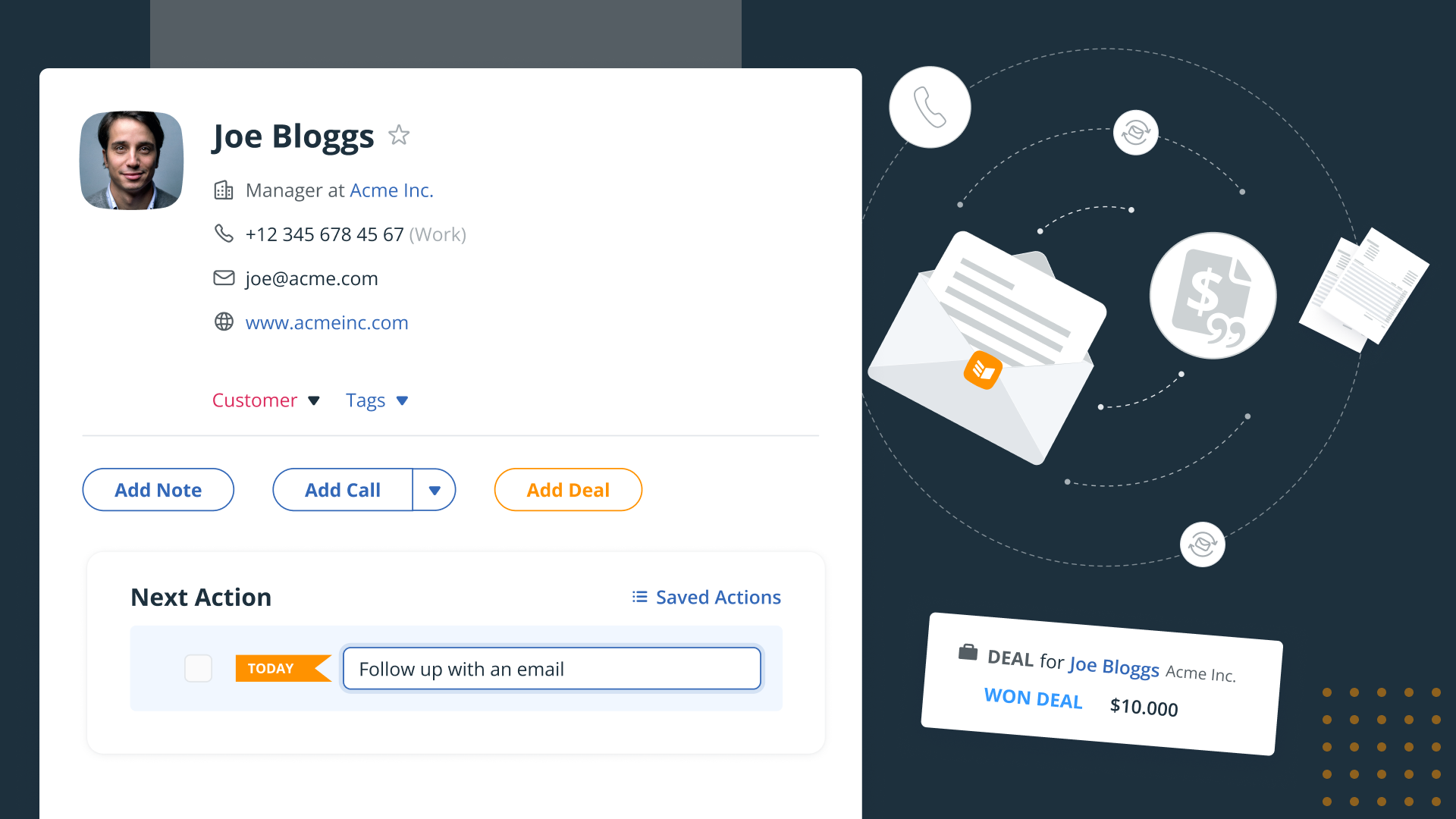 All contact details on one page.  Screenshot