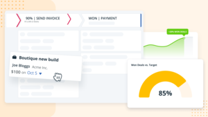 Track and close deals faster. Screenshot