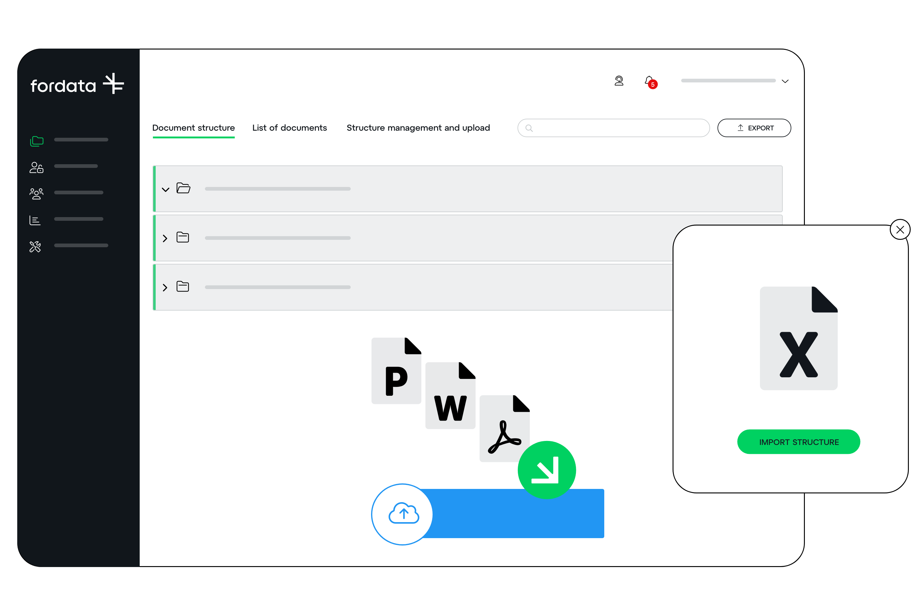 Document structure Screenshot
