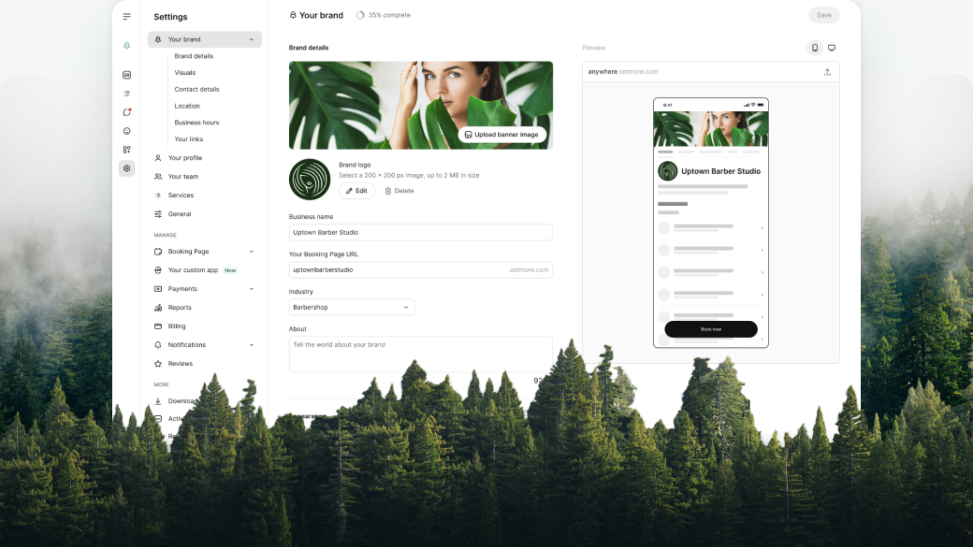 Your Brand Screenshot