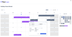 7. SuperSaaS multiday reservation schedule Screenshot