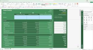 Capital Investment Planning Screenshot
