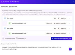 AI-powered Plan Builder Screenshot