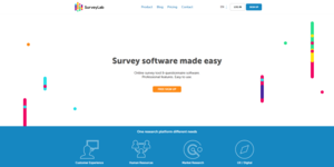 SurveyLab_Main_Page Screenshot