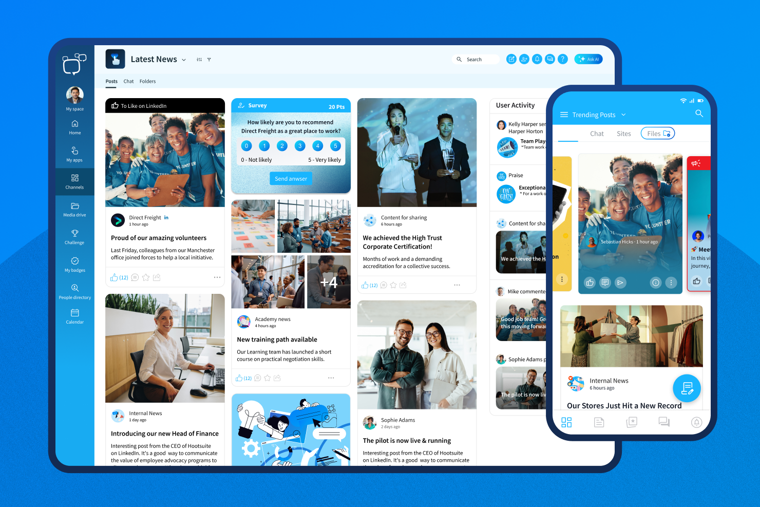 Sociabble - Plateform - My space Screenshot