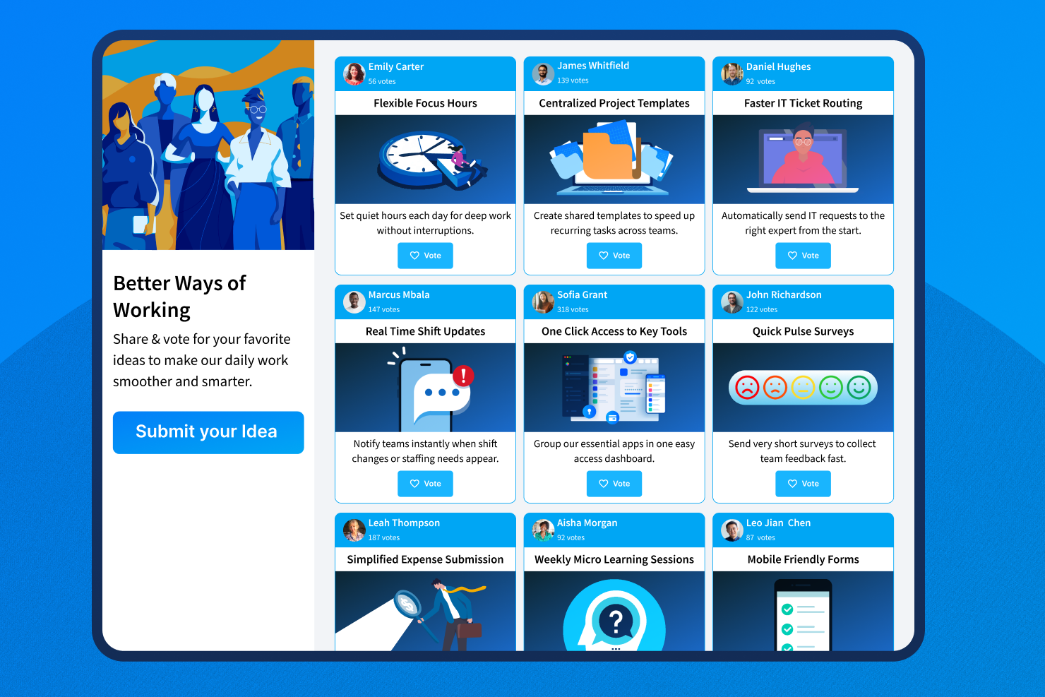 Sociabble - Plateform - Support My Idea Screenshot